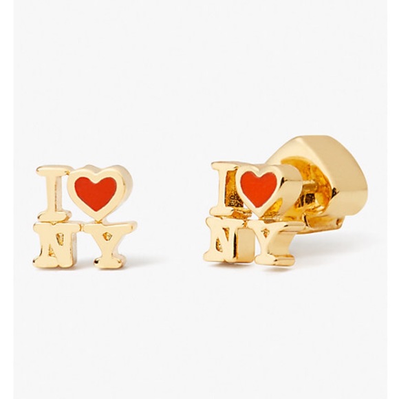 Kate Spade x i love ny x kate spade studs